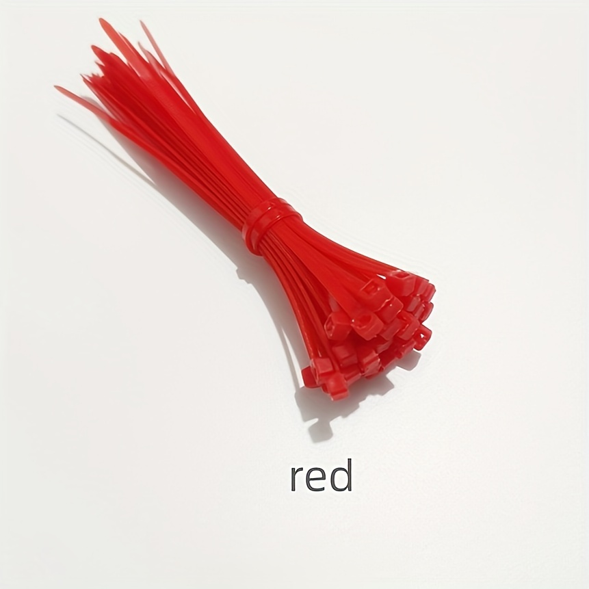 Bridas de plástico en rojo imagen de archivo. Imagen de lazos - 43172365