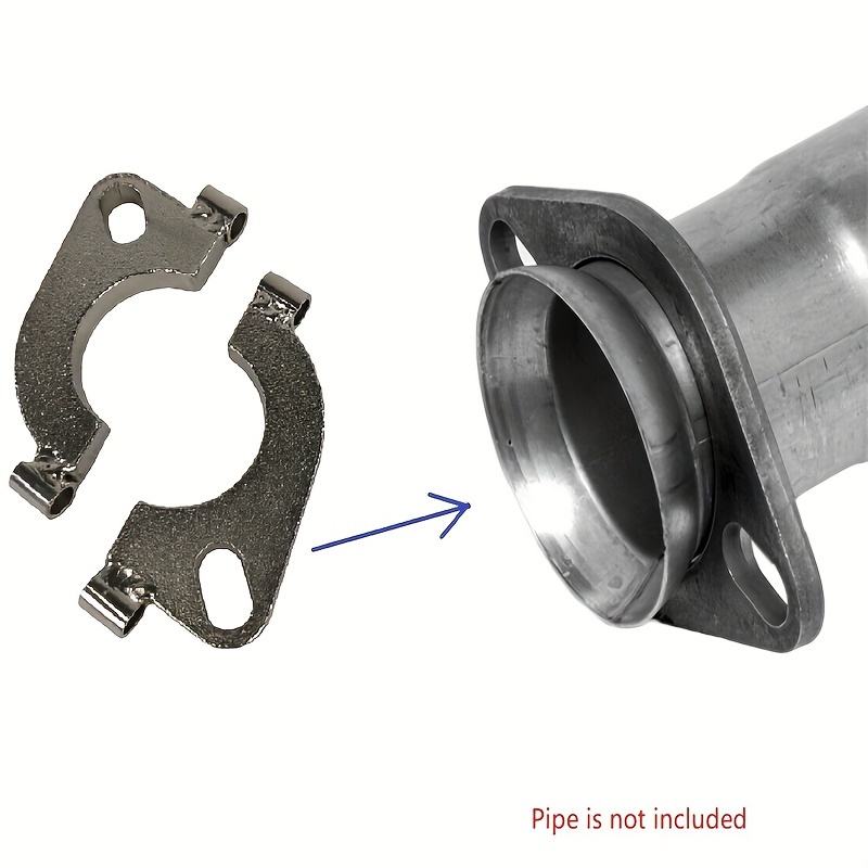自動車修正マフラー用接続フランジ、5.08cmインチ/6.35cmインチ排気フランジフラットオーバルスプリット修理交換車用