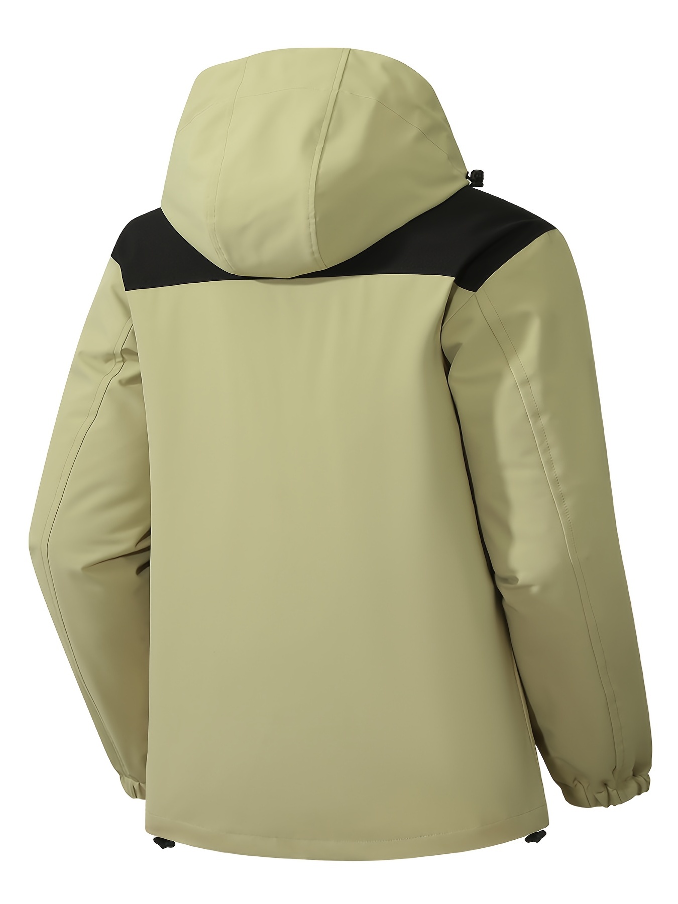  Chaqueta impermeable impermeable a prueba de viento con capucha  ligera cortavientos casual más tamaño con cremallera hasta la lluvia, Verde  ejército, M : Ropa, Zapatos y Joyería