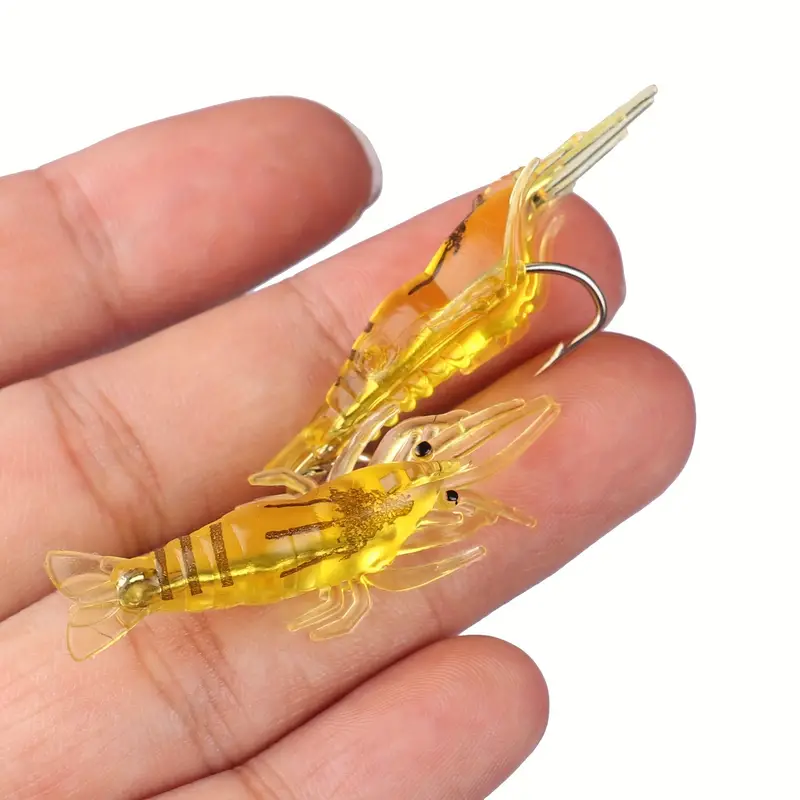 Shrimp Lure Set Boost Bass Fishing Success Simulation Soft - Temu