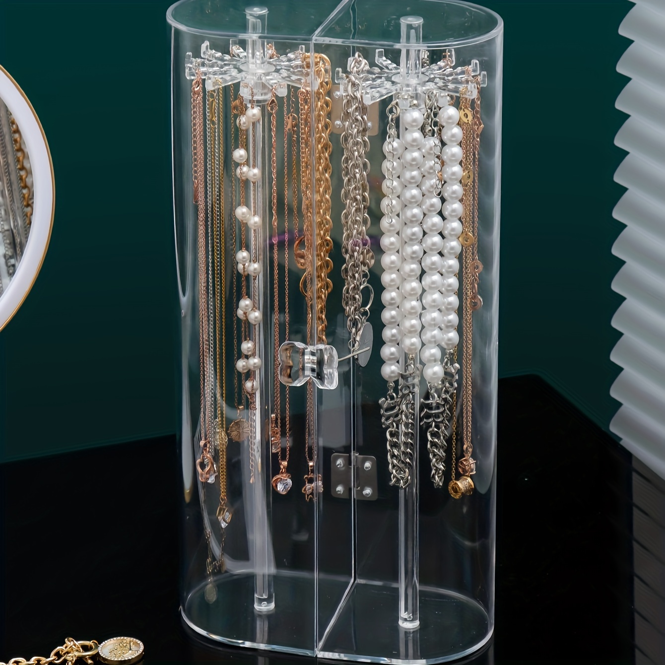 Conical Dustproof Necklace Storage Box