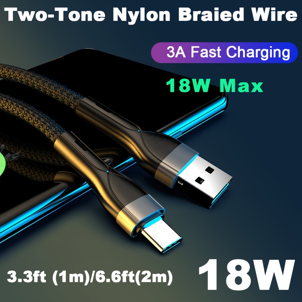Usb C Cable Topk 3a Fast Charge Usb A To Type C Charger Cord - Temu