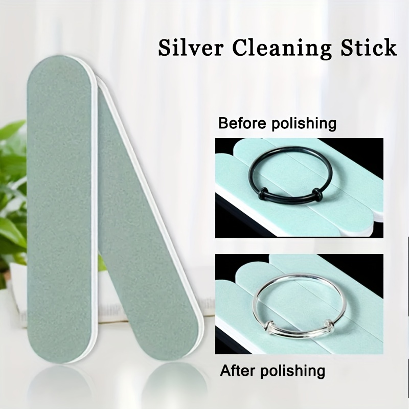 Schmuck Reinigungstuch Schmuck Poliertuch Doppelseitig Silbertuch