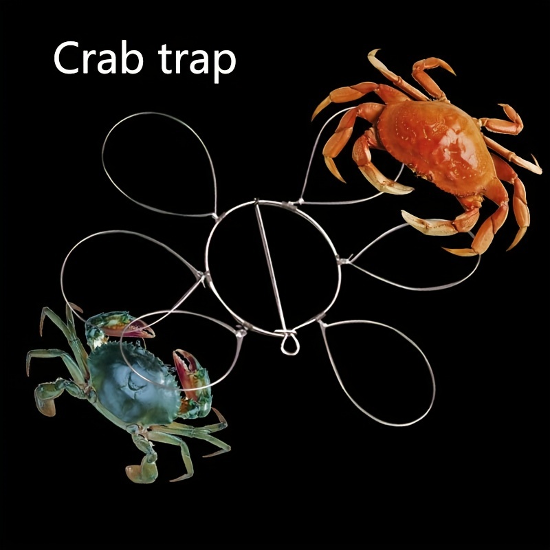 Catch a Lobster in Style: Reusable Crab Trap Snare with Multiple Hooks for  Outdoor Fishing