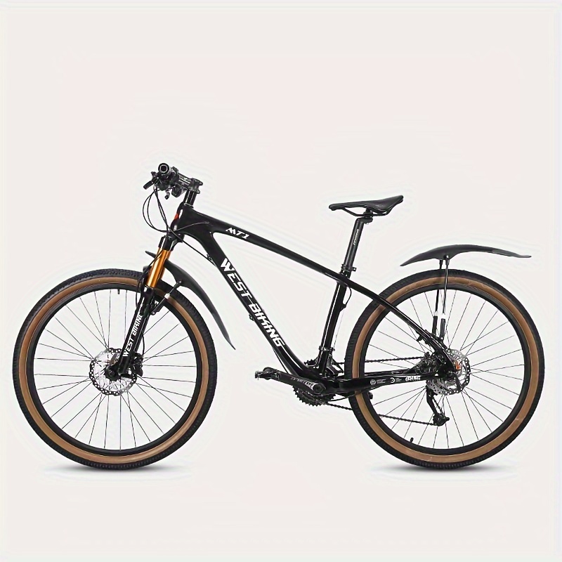 Cuadro de bicicleta Protector de horquilla de carbono Juego de calcomanías  14 piezas / Mtb Protección Guardia a prueba de arañazos Kit calcomanía /
