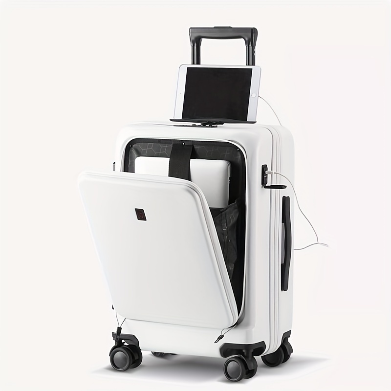 Aluminum frame luggage Cabin, With USB charging student trolley