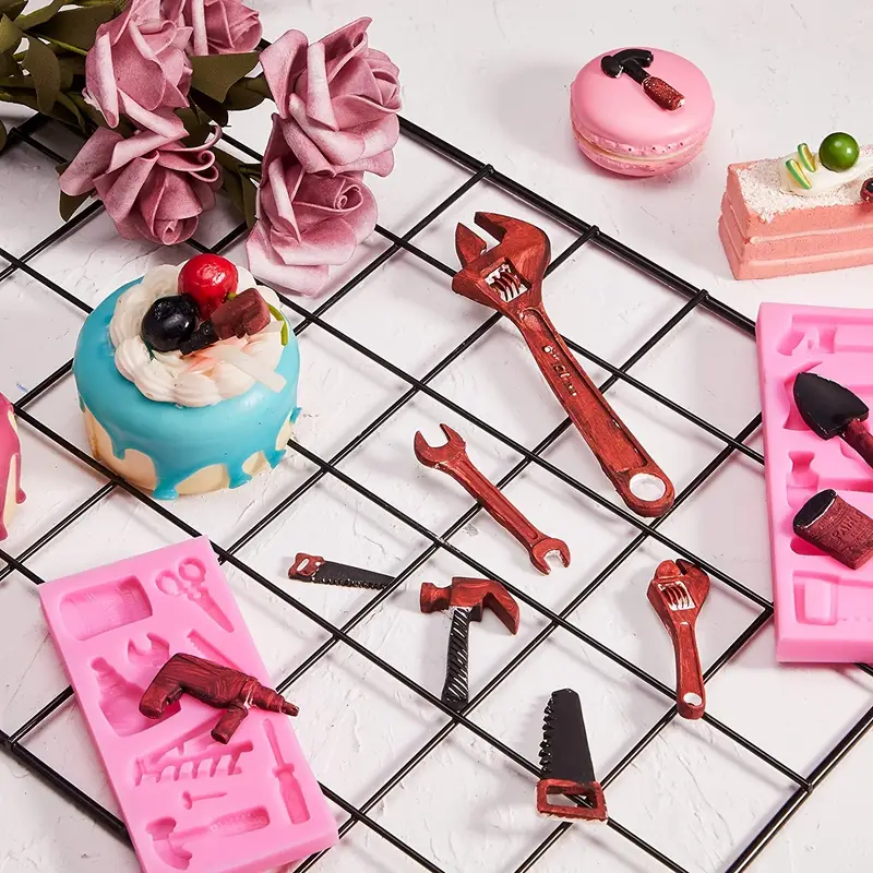 Moules à chiffres et lettres en Silicone, moule à Fondant 3D, outils de décoration de gâteaux Moules à chiffres et lettres en Silicone, moule à Fondant 3D, outils de décoration de gâteaux