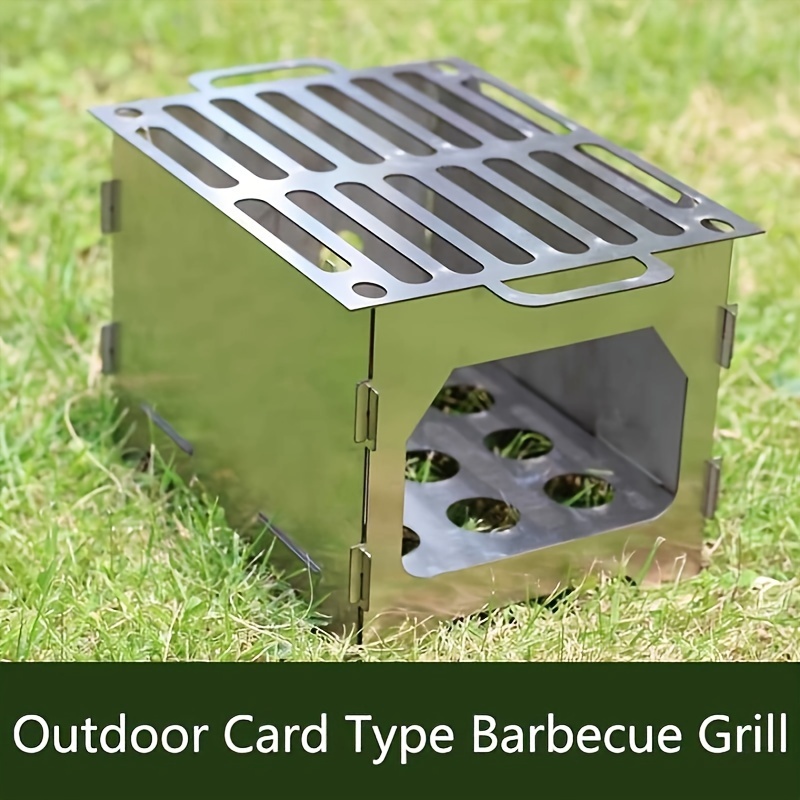 Barbecue Grill Outdoor Camping Stove Portable Ultralight - Temu