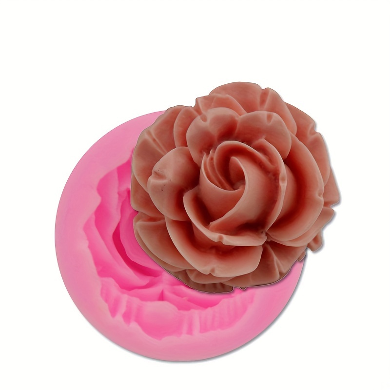 Mold 3d Rose Flower Mold Cake Mold Silicone Fondant Mold - Temu