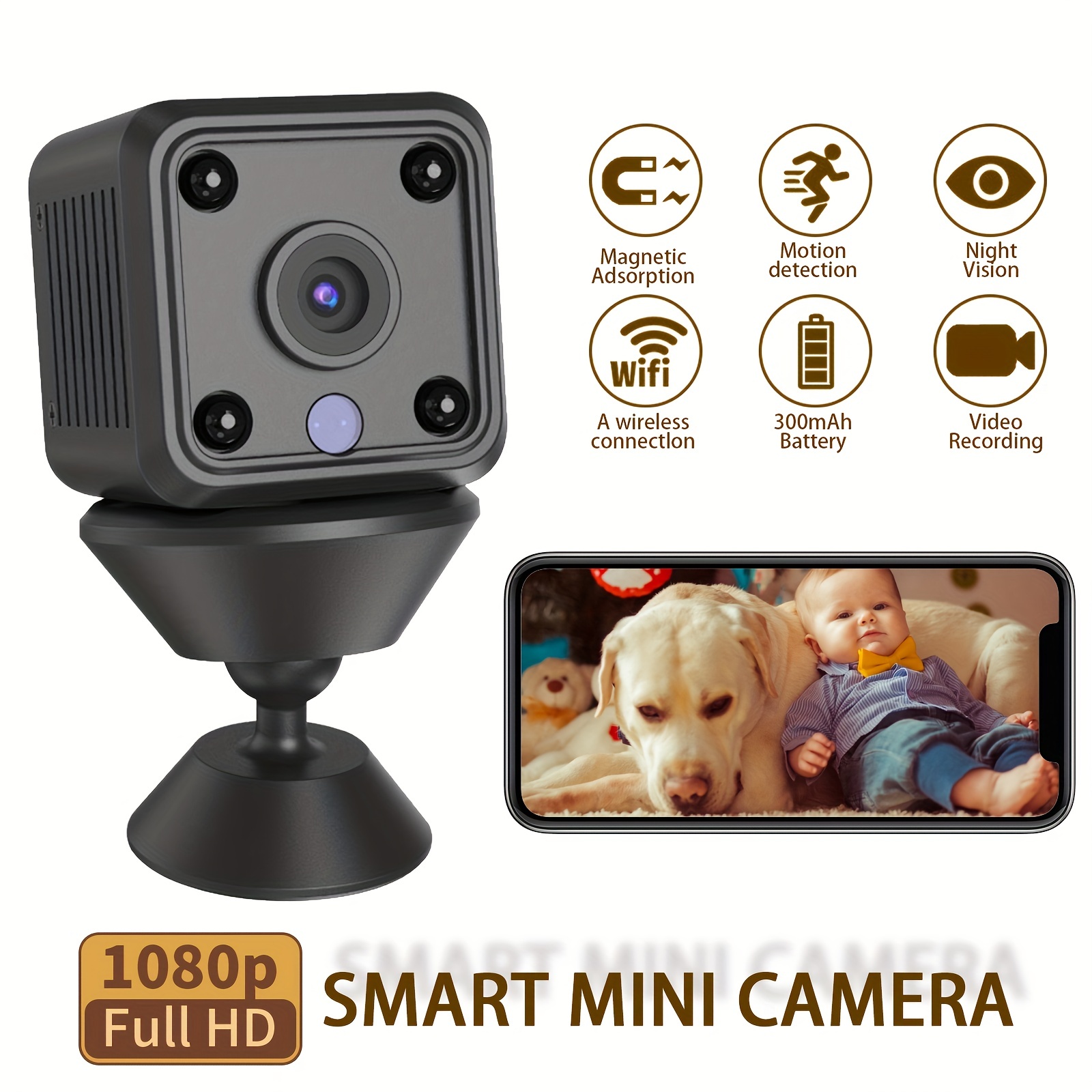 360 Hk30 Mini 1080p App Wifi Control G sensor Car Dvr Camera - Temu