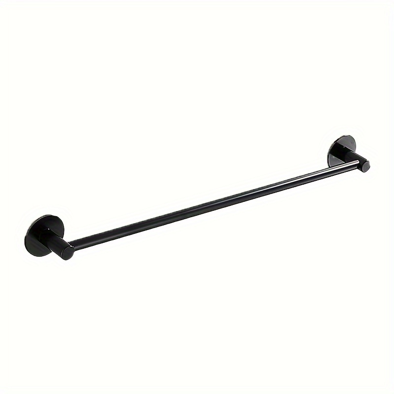 Black Space Aluminum Towel Bar Towel Rack For Bathroom Wall - Temu