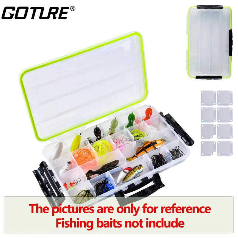 Organize Your Fishing Tackle Box With Goture's 1pc Airtight, Waterproof,  Floating Tray - 3600/3700 Dividers!