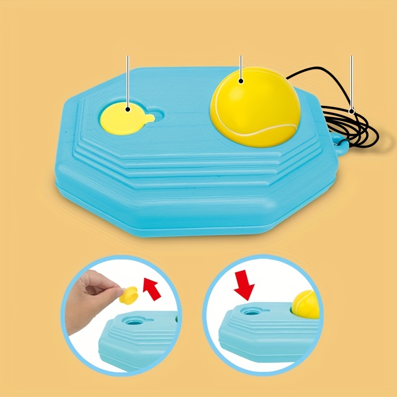 Tennis Trainer Rebound Balls with Elastic Rope Base
