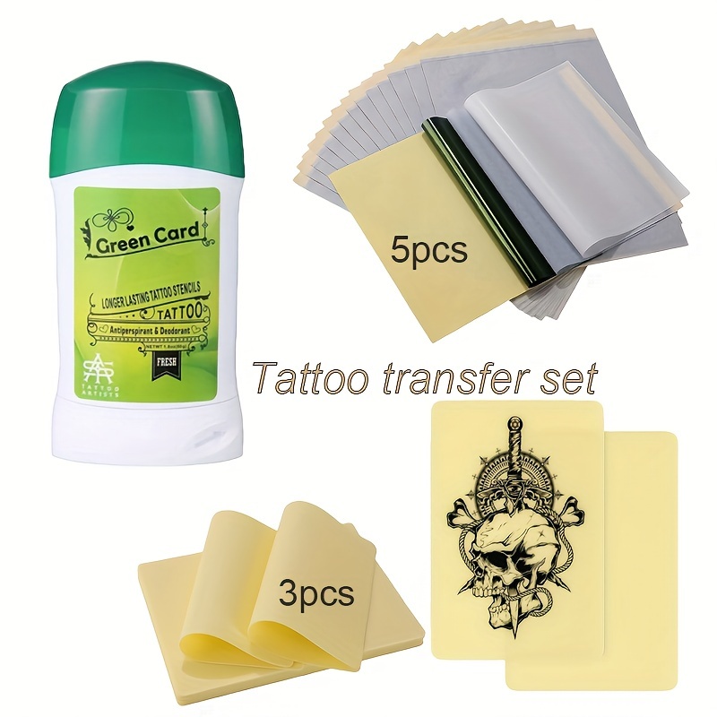 Besta Tattoo Supplies 1pc 15ml Tattoo Transfer Cream Gel with 5pcs