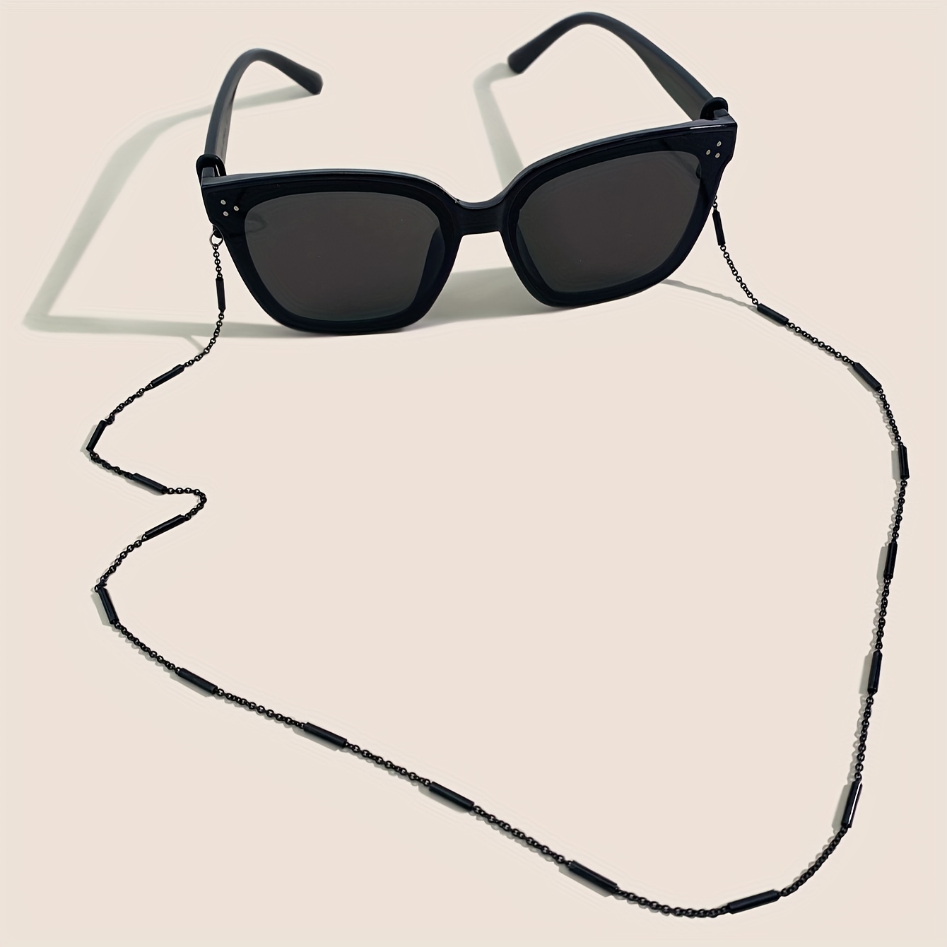 

Y2k Goth Glasses Chain Anti Slip Sunglasses Reading Glasses Lanyard Strap Stylish Metal Mask Face Covering Eyewear Retainer