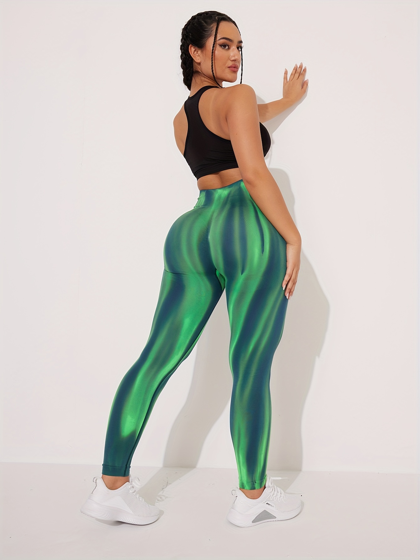  AUROLA Workout Leggings For Women Yoga Butt Lifting Fitness  Legging Seamless Scrunch Tights Pants Tummy Control Gym Sport