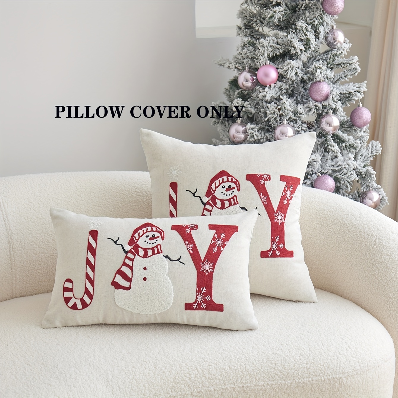 Christmas Throw Pillow Covers Christmas Decorations - Temu