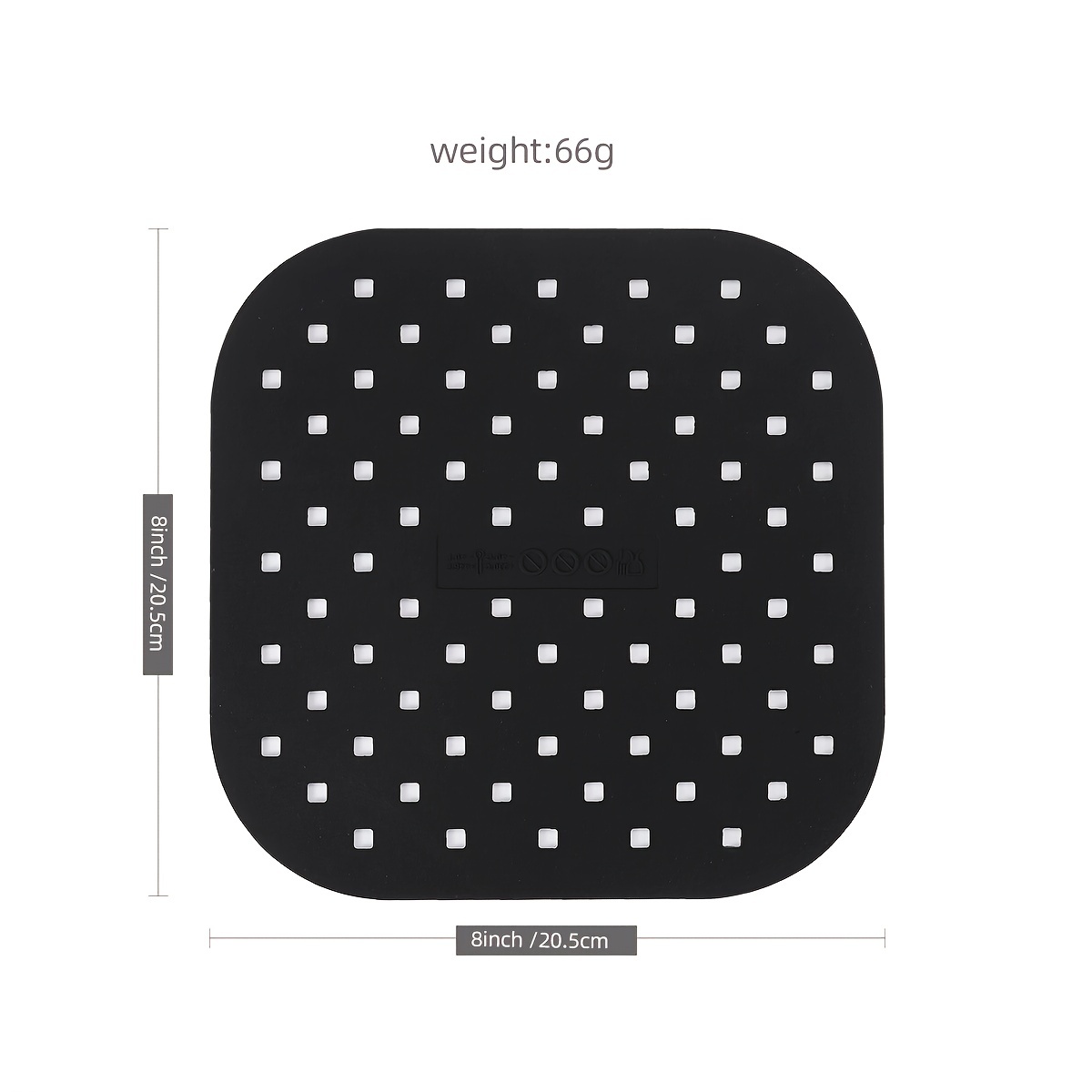 Reusable Air Fryer Silicone Liners, Silicone Air Fryer Liners Mat, Washable  Square Heat Resistant Mat For Air Fryer - Temu