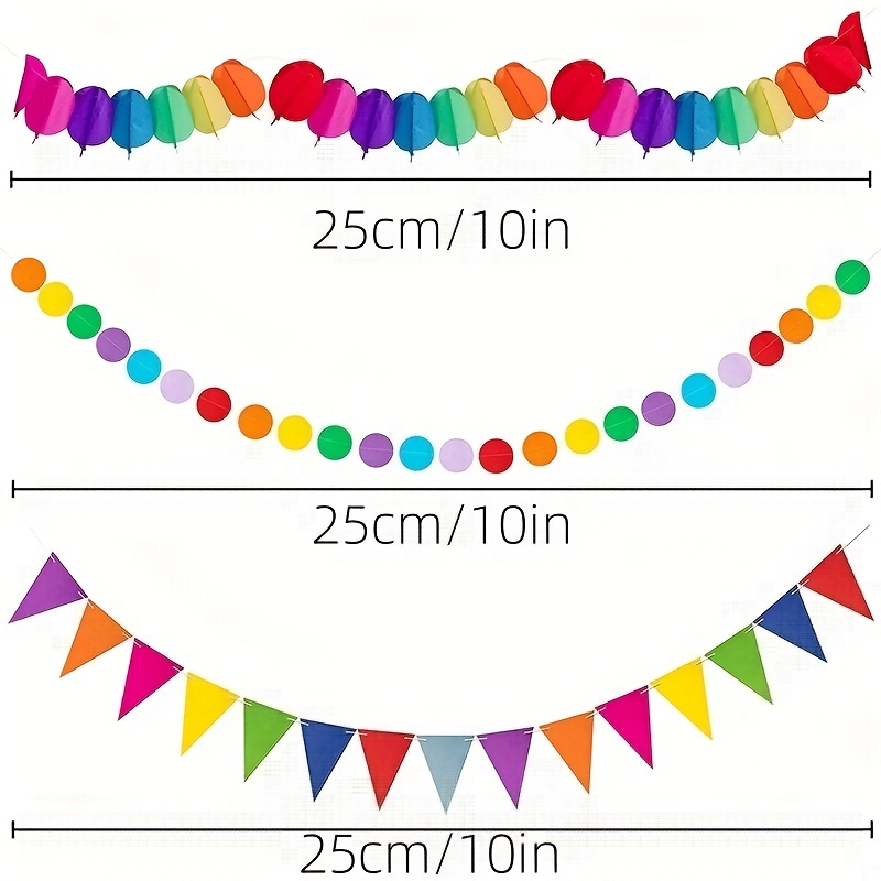 YUNXUAN Mexican Party Decorations, Fiesta Party Supplies, Hanging Paper  Fans Swirls Garlands Papel Picado Banner Triangle Bunting Flags for  Birthday