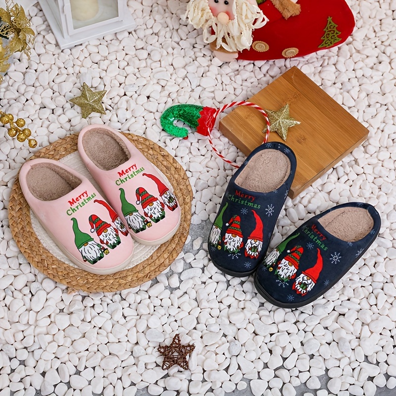 Childrens christmas hot sale slippers