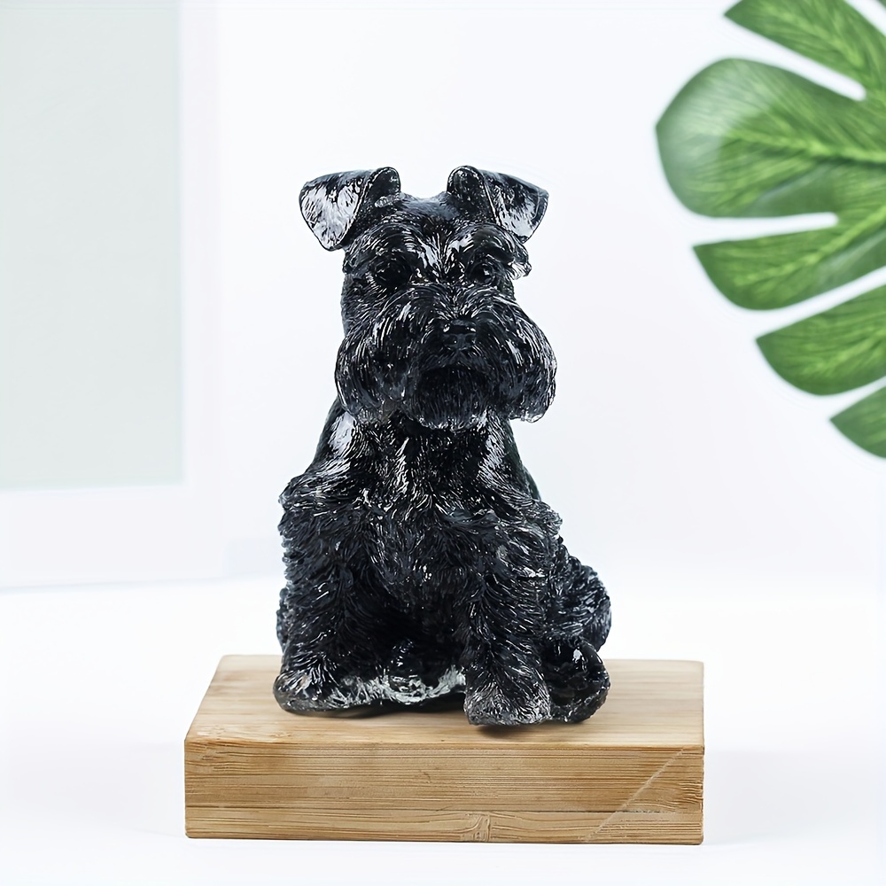 Kleiner Deko Hund - Mops aus Bronze