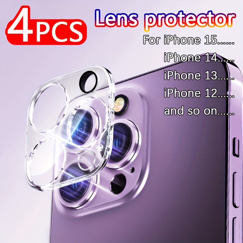 Protector Cristal Metal Lente Cámara Iphone 15 Pro 14pro 15 - Temu Chile