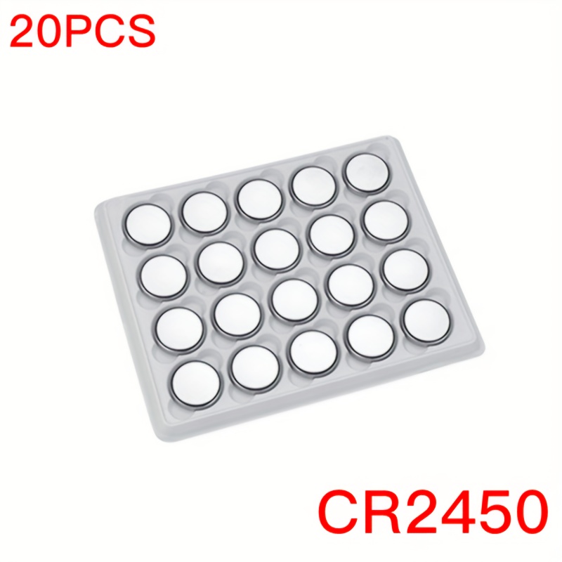Button & Coin Cell Battery: Size CR2450, Lithium-ion