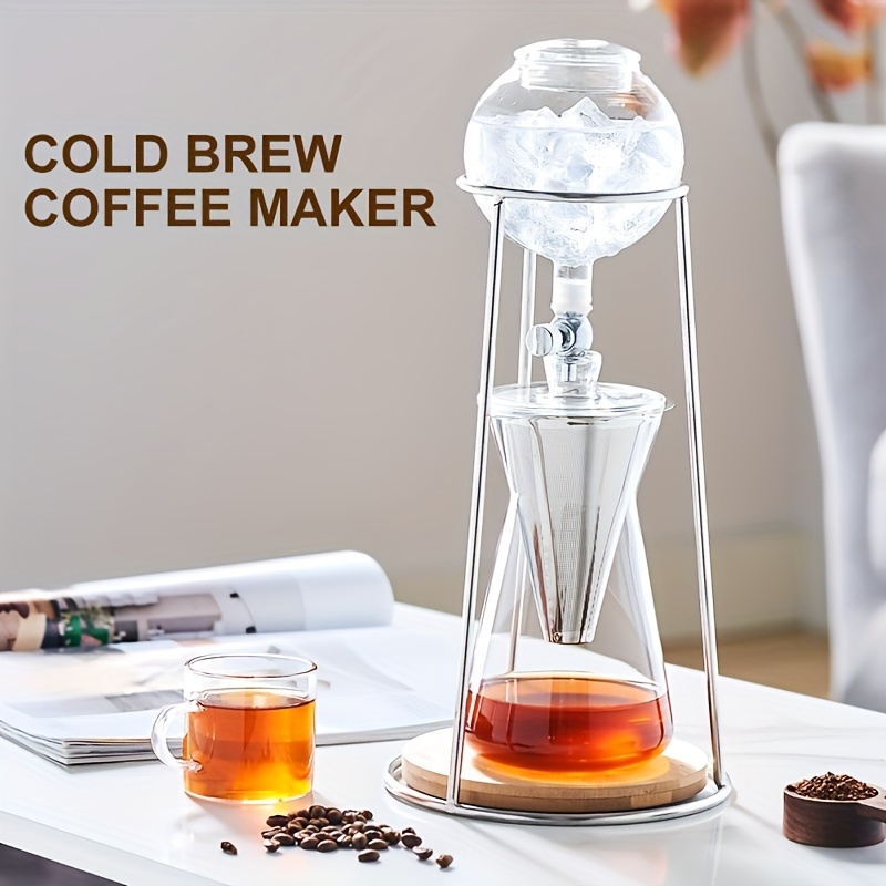 Coffee Maker Ice Coffee Pot, High Borosilicate Glass Cold Brew