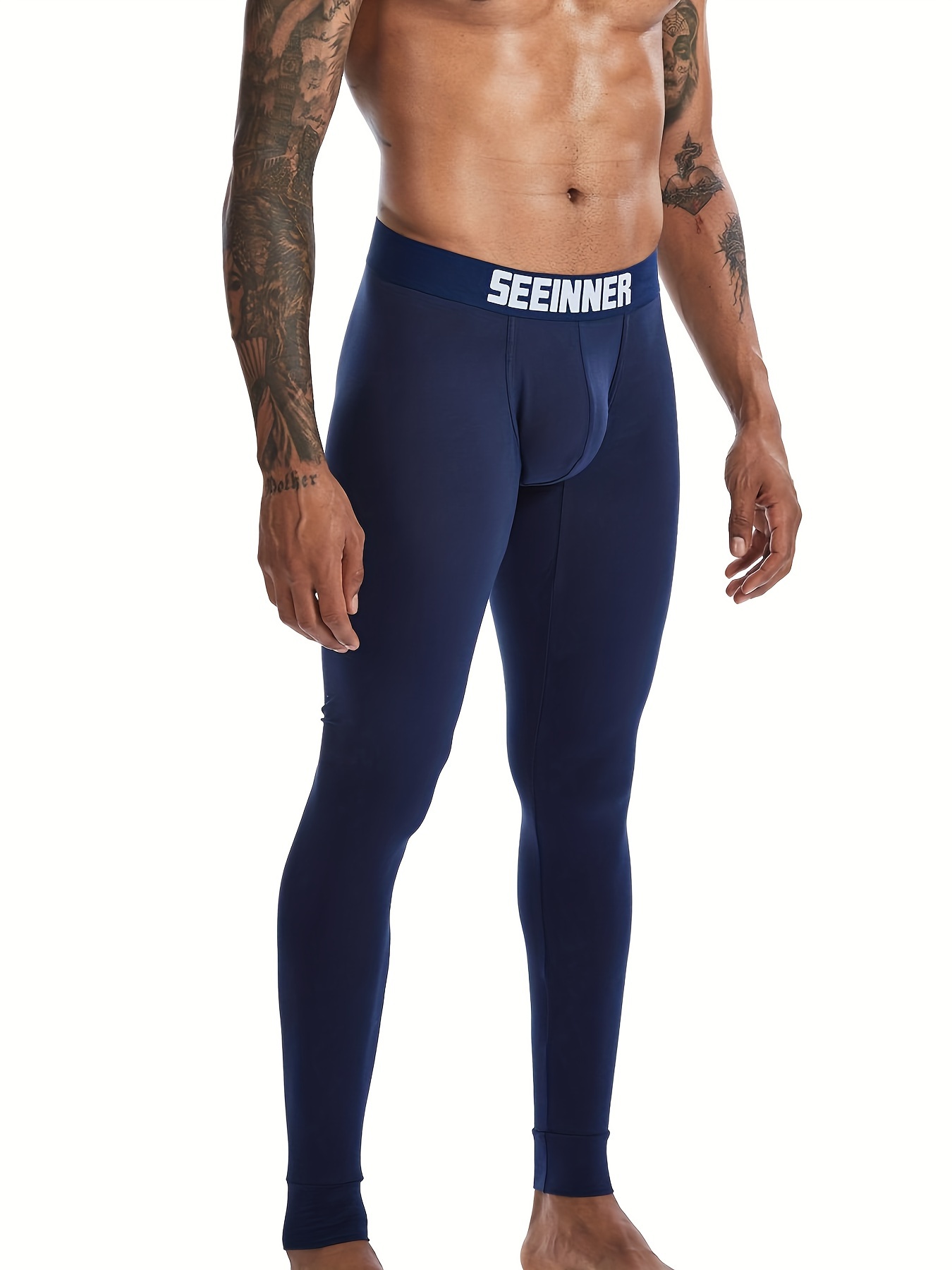 Men's Compression Pants Long Johns Base Layer Leggings Tights Athletic  Autumn Winter Warm Sport Fitness Underwear Baselayer Running Tights 