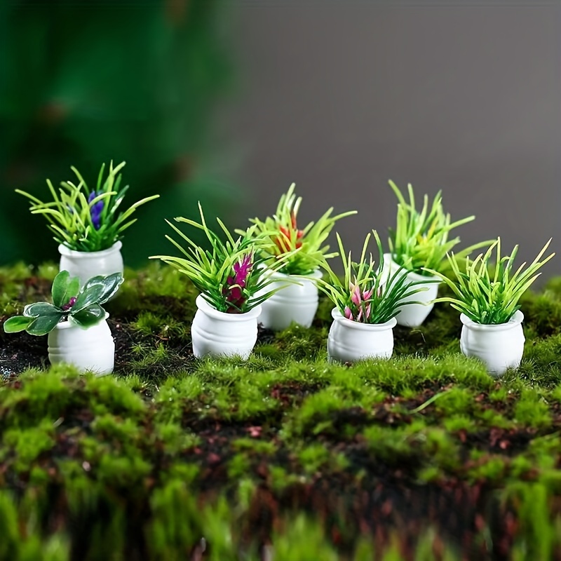 Planta verde simulada de Cactus, decoración creativa DIY para el hogar,  planta suculenta, Paisaje en maceta - AliExpress