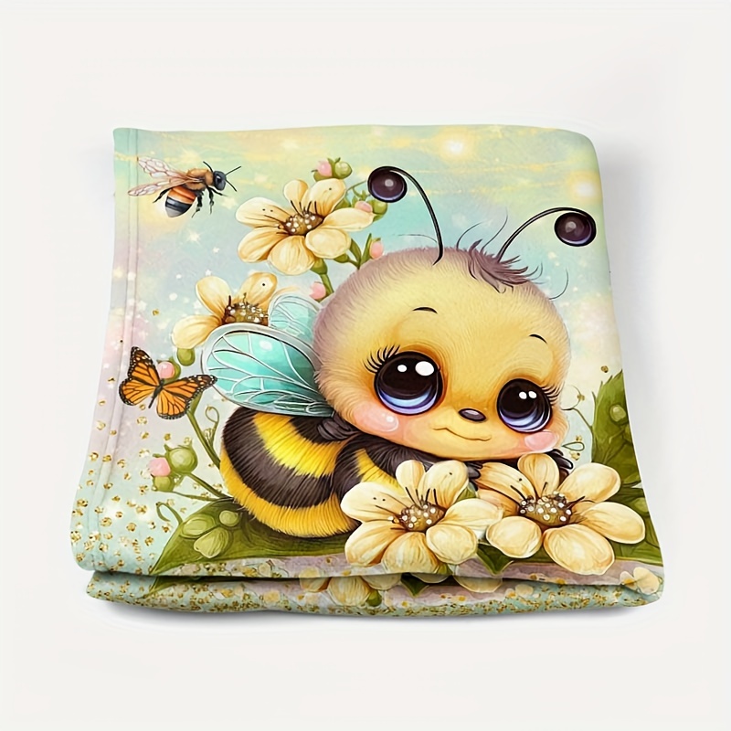 Bumble bee throw online blanket