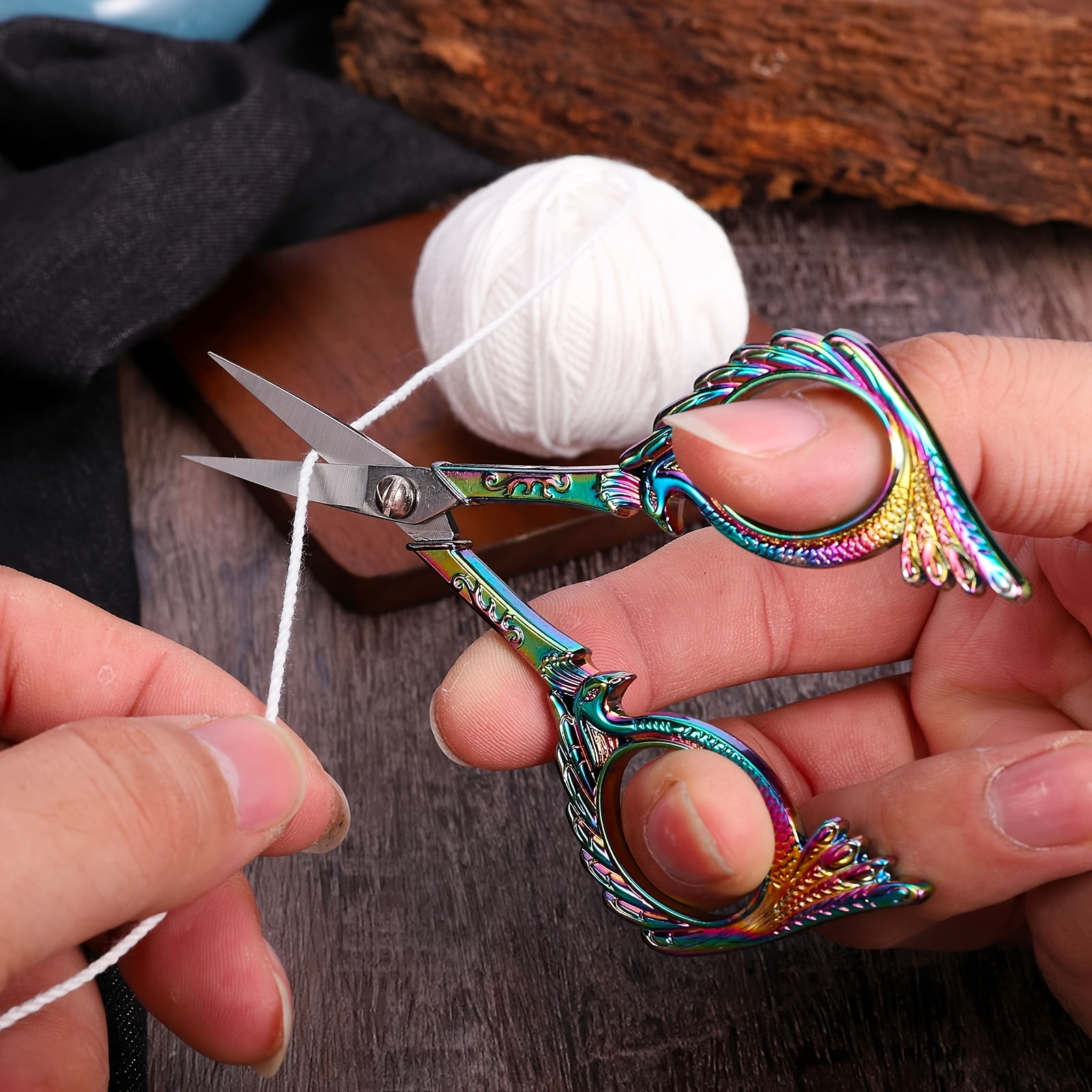 4'' Multi Purpose Bird/ Stork Small Beauty Embroidery Fancy Scissors Styles  UK
