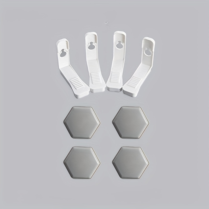 4pcs Bed Sheet Grippers, Anti-slip Clips, No-pin Invisible Seamless Fixing  Clamp, Home Quilt Holder