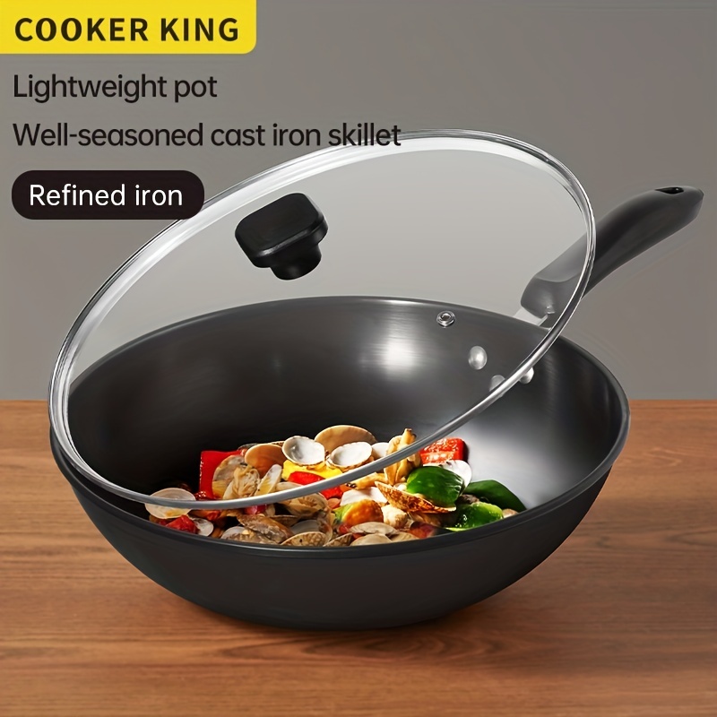 Woks Stir fry Pans Griddle Chef's Pans Non stick Aluminum - Temu