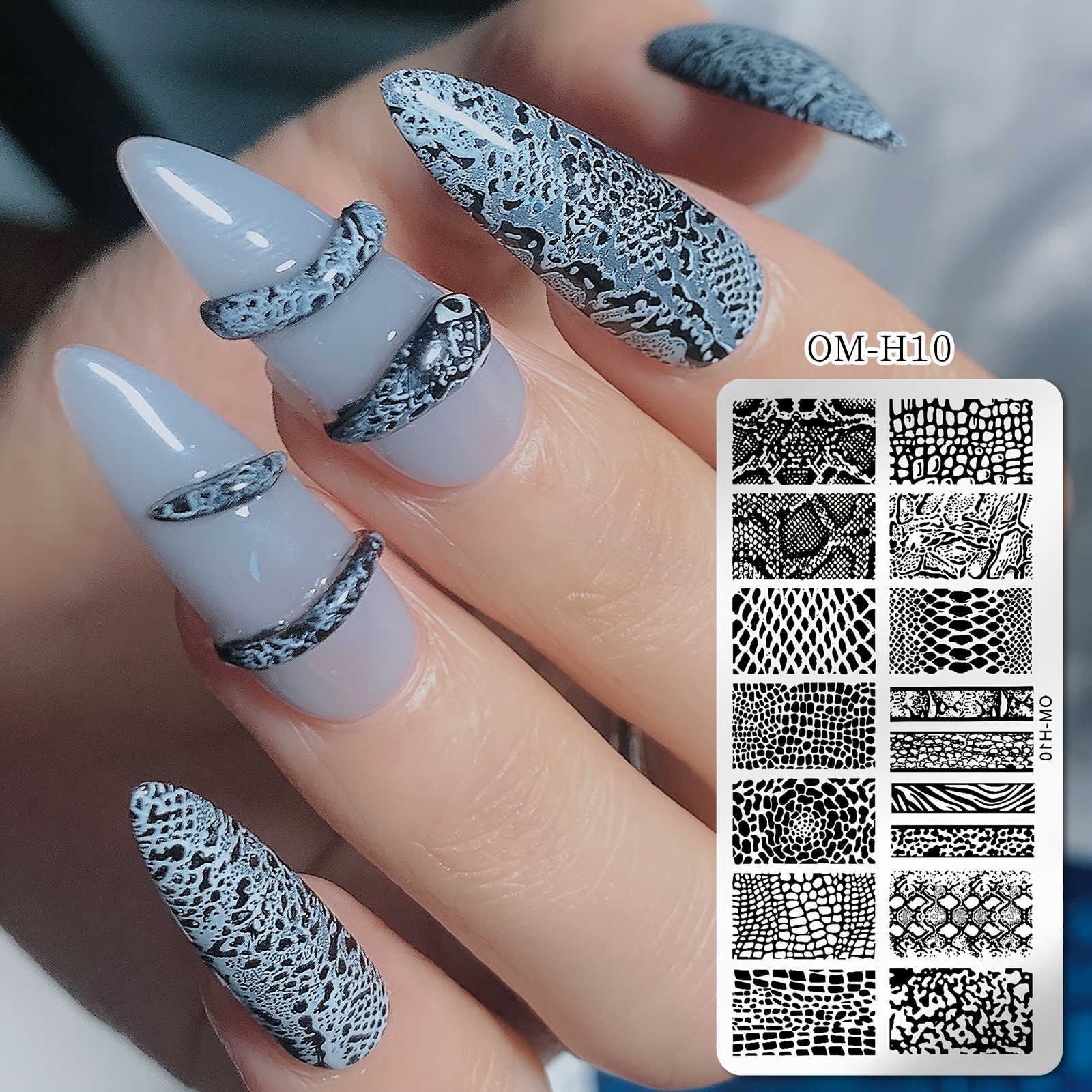 Nail Art DIY Stamping plates Logo Style Stamping gel 大牌美甲印花