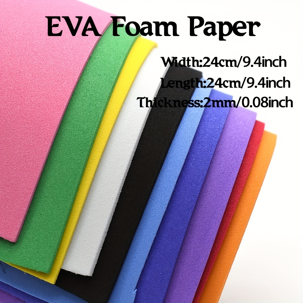 Colored Eva Foam Paper Fly Tying Foam Paper Material For - Temu