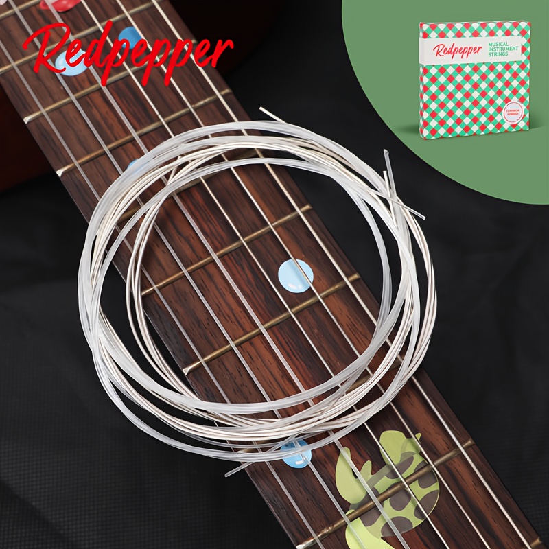Jeu de 6 cordes de guitare électrique pièces/ensemble, cordes colorées en  acier Bronze enroulé 1st-6th E-A pour guitare acoustique Folk guitare