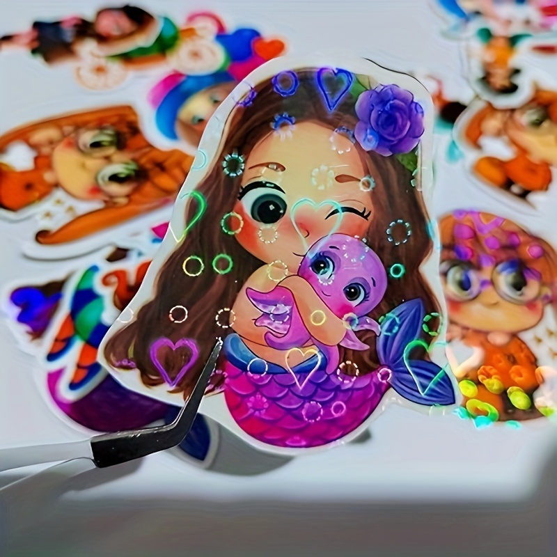 Holographic Sticker Paper Holographic Clear Vinyl Self - Temu