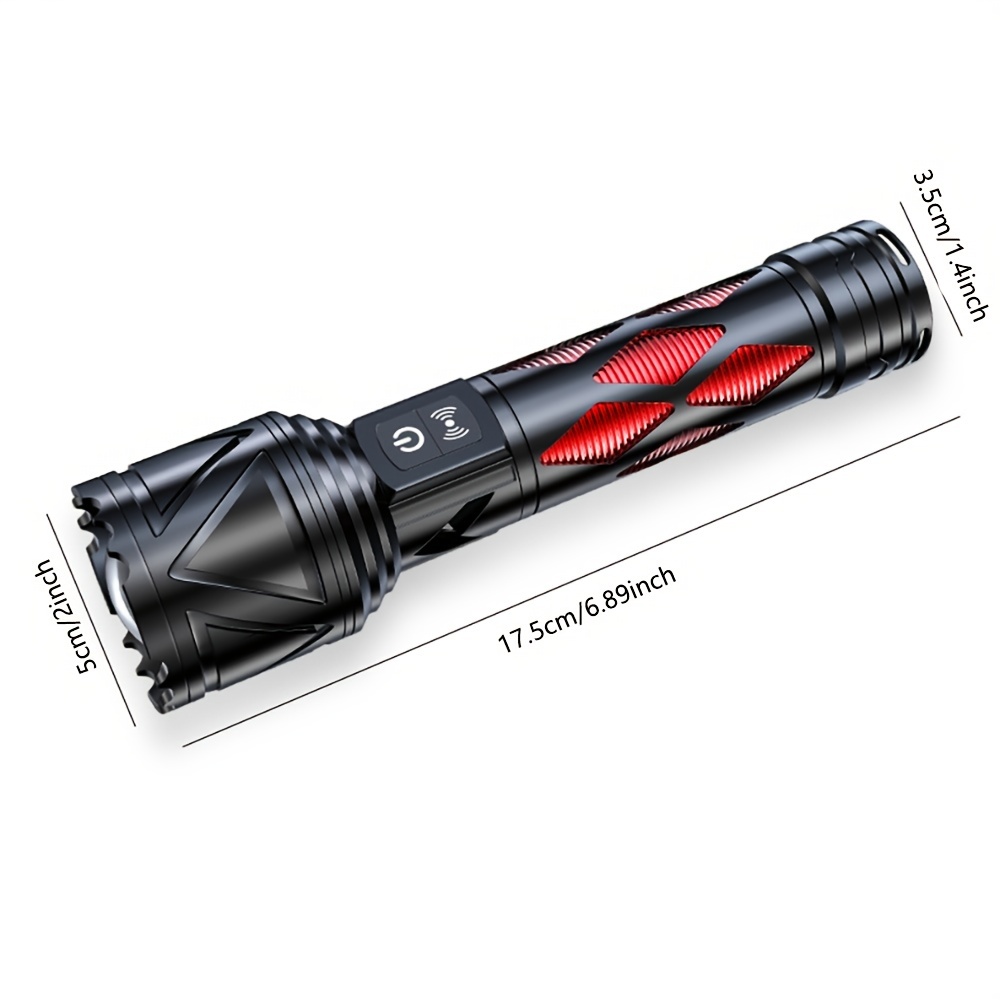 Boruit A76 Super Bright Flashlight Zoomable Rechargeable - Temu