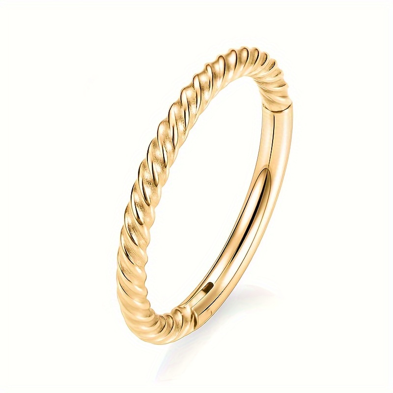 Twisted gold nose on sale ring