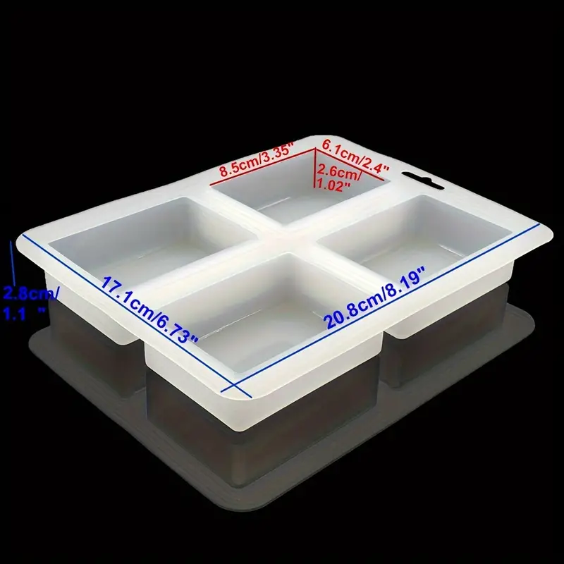 Basic Rectangle Silicone Soap Molds Silicone Soap - Temu