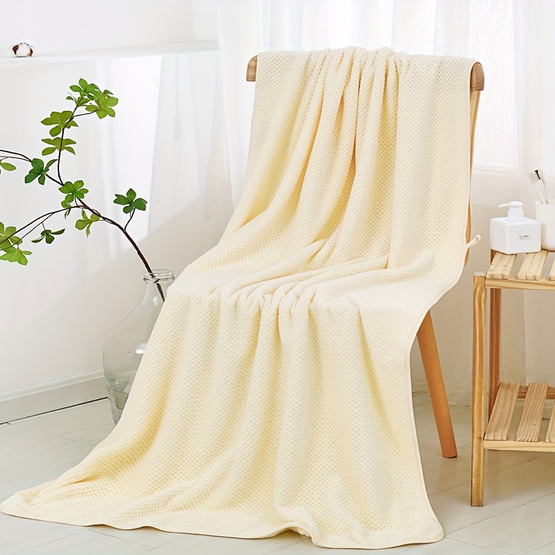 Microfiber Absorbent Bath Towel, Soft Shower Towcloth, Quick-Drying  Washcloth, 70x140cm