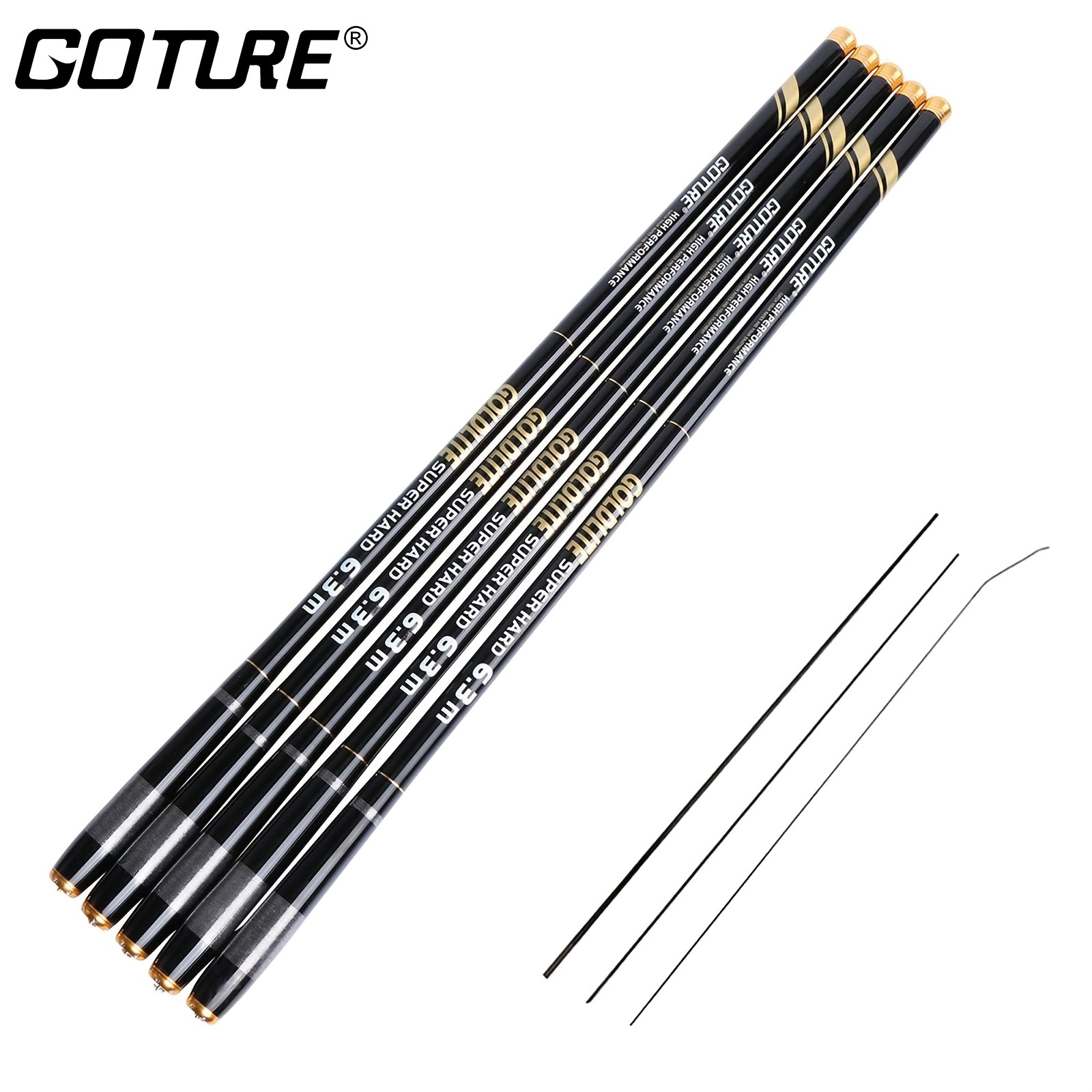 Goture Xceed 4 Section Spinning Casting FUJI Fishing Rod 6Ft-10Ft