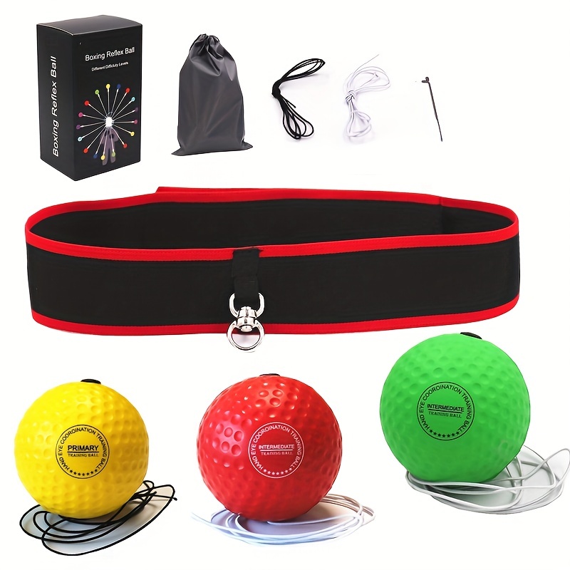 1 Pièce Boule De Boxe À Réaction Montée Sur La Tête, Boule De Mousse Pu  Pour La Boxe, Mma, Soulagement Du Stress, Mode en ligne