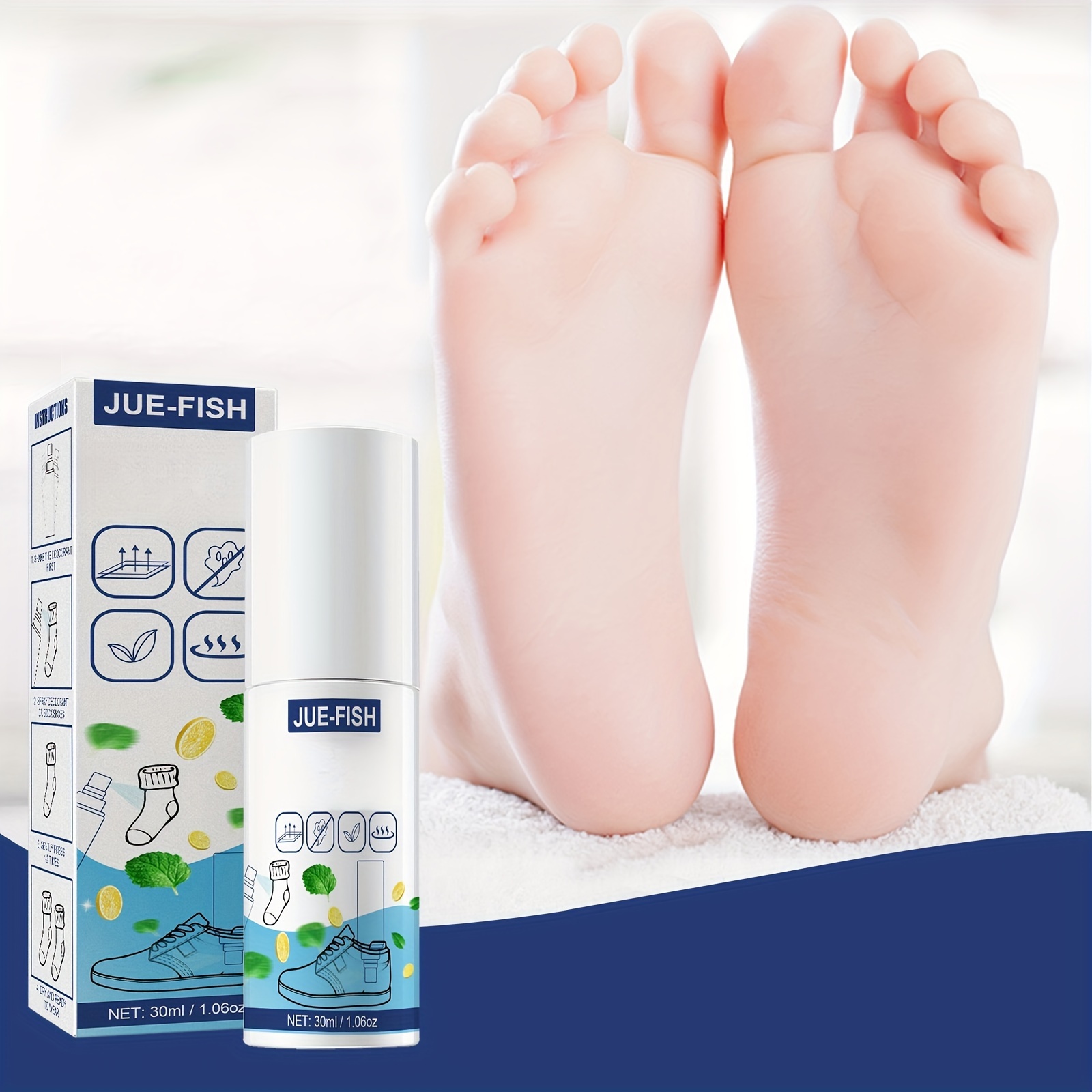 Foot Deodorant Spray foot Odor Remover shoe Socks Shoe - Temu Qatar