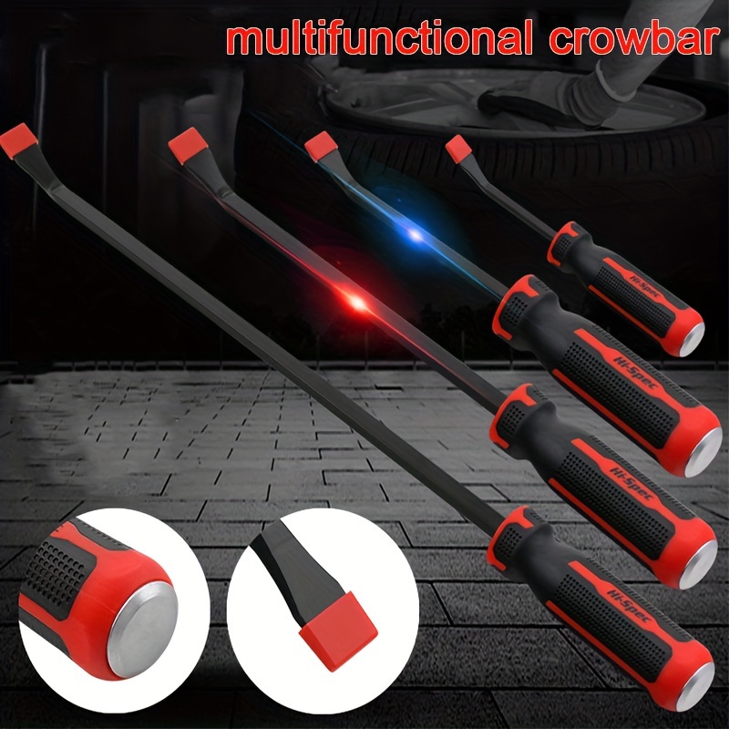 

Ez Multifunctional Crowbar Pry Stick, Squeegee Tire Tool Perforated Heart Handle Pry Bar Car Tire Pry Stick Steel Aluminum Mold Special Tool