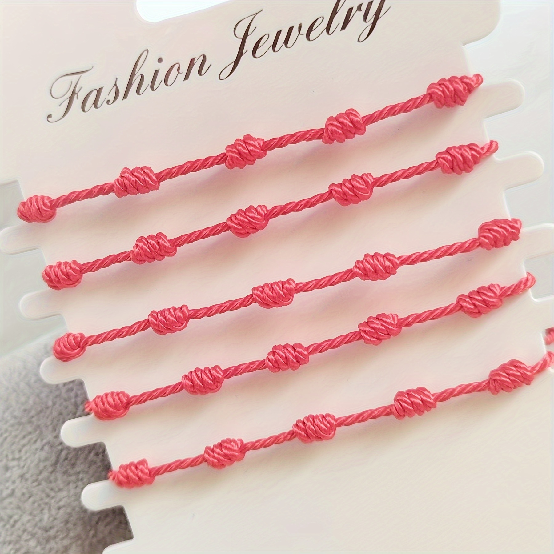 Handmade Braided Bracelet Adjustable Red String Bracelet - Temu