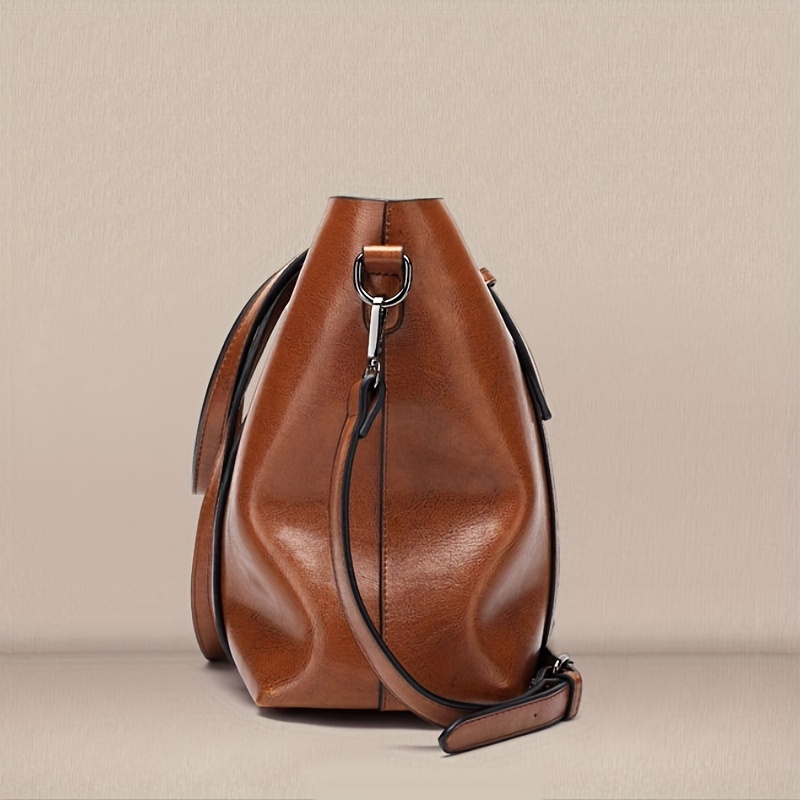 Women Handbags Tote Bag Soft Pu Leather Retro Designer Large