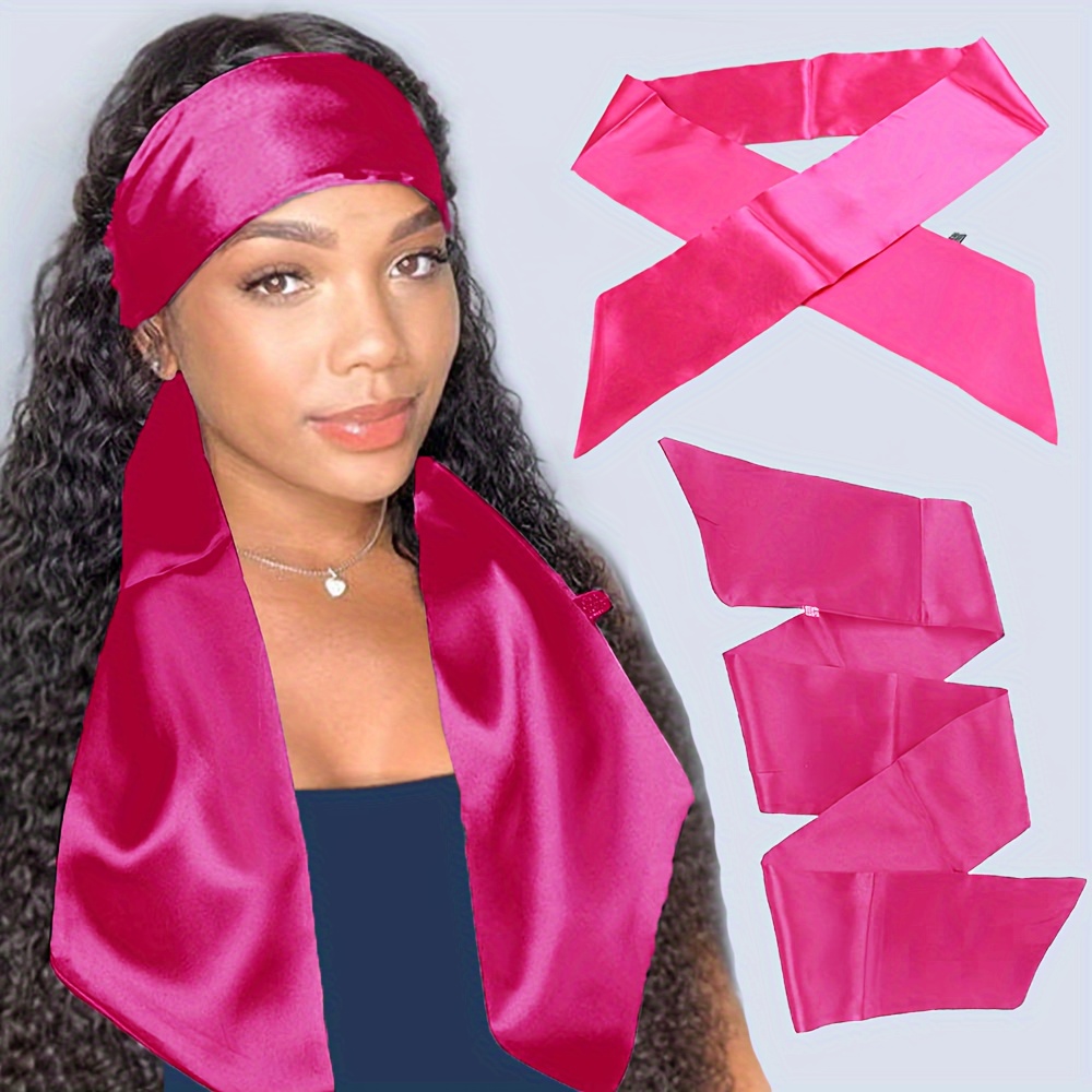 Satin Edge Laying Scarf For Lace Frontal Wigs, Wig Grip Headbands For  Women, Non Slip Hair Wrap Wigs Grip Band For Yoga, Makeup, Facial, Sport, Shop Now For Limited-time Deals
