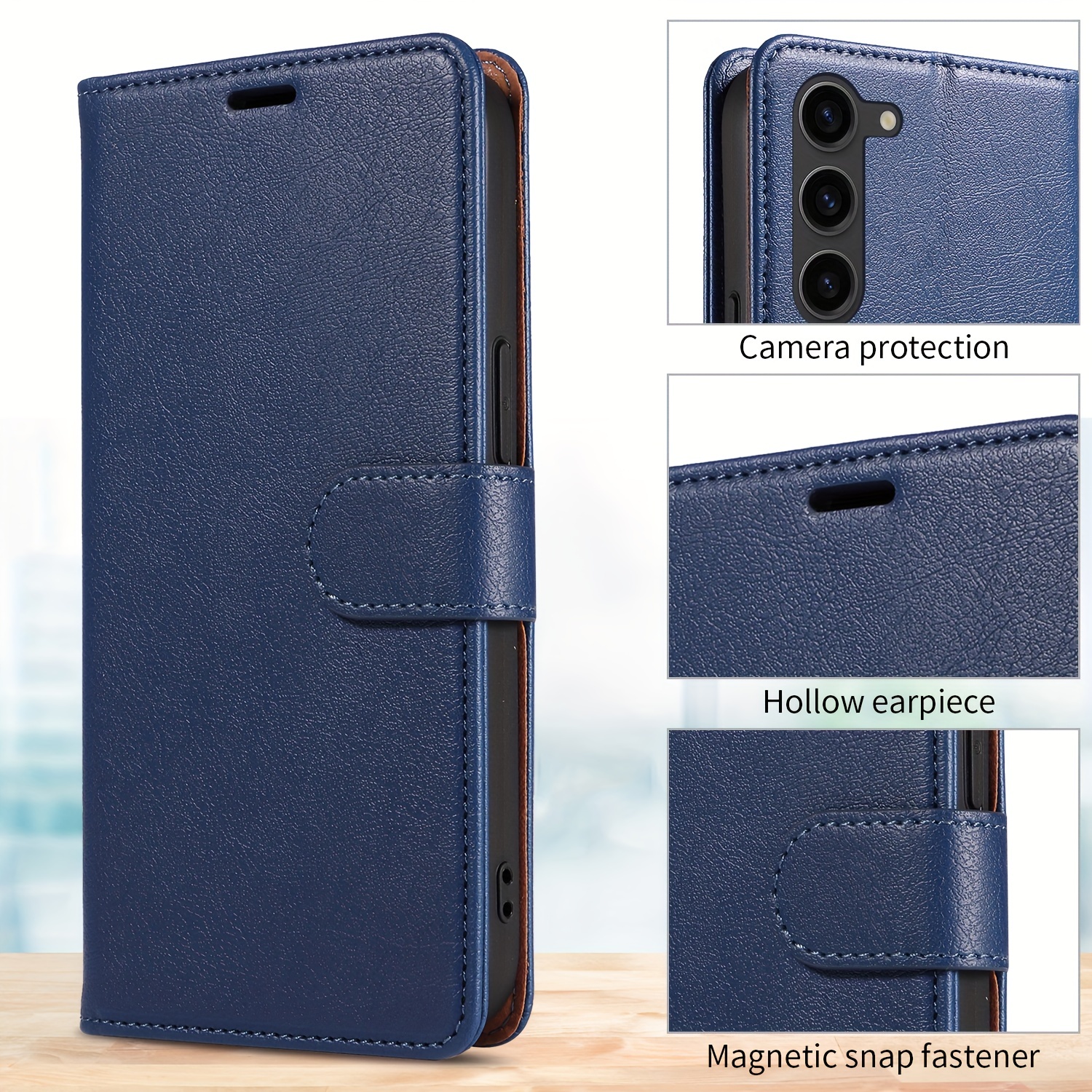 Case For Samsung Galaxy S23+Plus S23 Ultra 5G Magnetic Leather Flip Stand  Cover